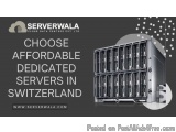 Choose affordable dedicated servers in Switzerland