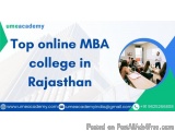 Top online MBA college in Rajasthan