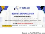 Download verified Hosur companies list