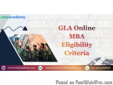 Gla Online Mba Eligibility Criteria