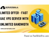 Limited Offer - Fast UAE VPS Server with Unlimited Bandwidth