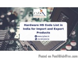 Hardware Hs Code List In India For Import And Export Products