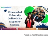 Uttaranchal University Online MBA Eligibility Criteria