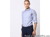 Ditsy Print Slim Fit Shirt with Patch Pocket