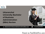 Uttaranchal University Bachelor of Business Administration (BBA) Review