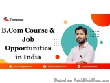 Course & Job Opportunities In India