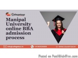 Manipal University online BBA admission process