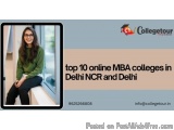 Top 10 online MBA colleges in Delhi NCR and MBA