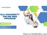 GLA University Online MBA Program