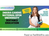 Indira gandhi national open university distance education.