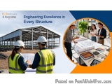 The image is an advertisement for PCB Bodwala & Associates, an engineering company. It features a group of people wearing hig...