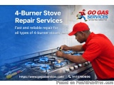 4 Burner Gas Stove Repair Hyderabad | Go Gasservices