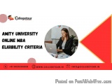 Amity University Online Mba Eligibility Criteria