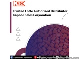 The image is an advertisement for the trusted lotte authorized distributor of Kapoor Sales Corporation. The background is whi...