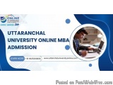 Uttaranchal University Online MBA Admission