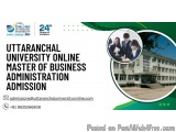 Uttaranchal University Online Master Of Business Administration A...