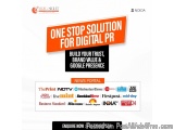 The image is an advertisement for a digital PR company called "One Stop Solution for Digital PR". The background of the image...