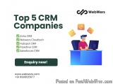 Top 5 CRM Companies in India,