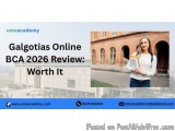 Galgotias Online Bca 2026 Review: Worth It?