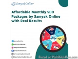 Affordable Monthly SEO Packages by Samyak Online with Real Results