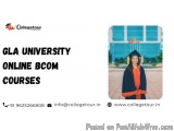 Gla University Online Bcom Courses