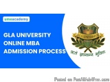 Gla University Online Mba Admission Process