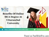 Benefits Of Online Mca Degree At Uttaranchal University