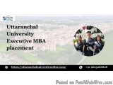 Uttaranchal University Executive MBA Placement