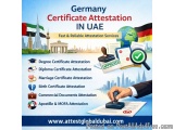 Germany Certificate Attestation Services in Dubai, UAE