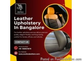 Leather Upholstery In Bangalore