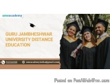 Guru Jambheshwar University Distance/Online Education