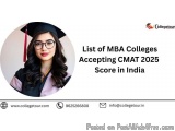List of MBA Colleges Accepting CMAT 2025 Score in India