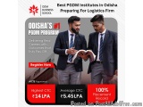 The image is an advertisement for Odisha's #1 PGDM Program, which is a program that provides best PGDM institutes in Odisha p...