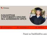 Galgotias University Online Ma Admission Open