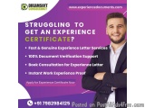 Experience Certificate Provider in Bangalore