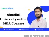 Shoolini University Online Mba Courses