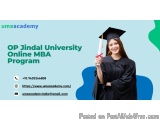 O.P. Jindal University Online MBA Program
