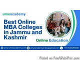 Best Online MBA Colleges in Jammu and Kashmir