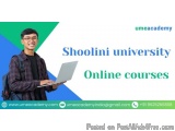 Shoolini University Online Courses