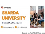 Sharda University Online M.com Review